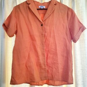 💥 LAST CHANCE 💥 NWOT Short-Sleeve Linen Top